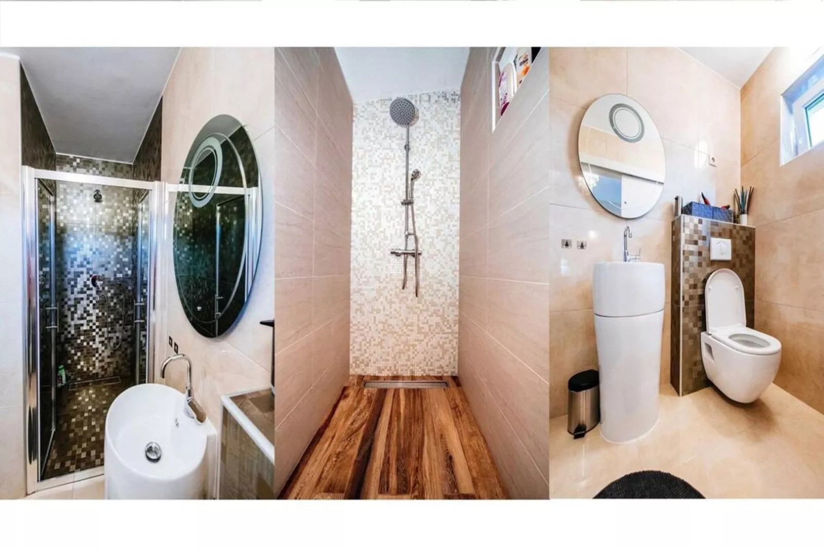 Villa Sucic with private pool-Badkamer