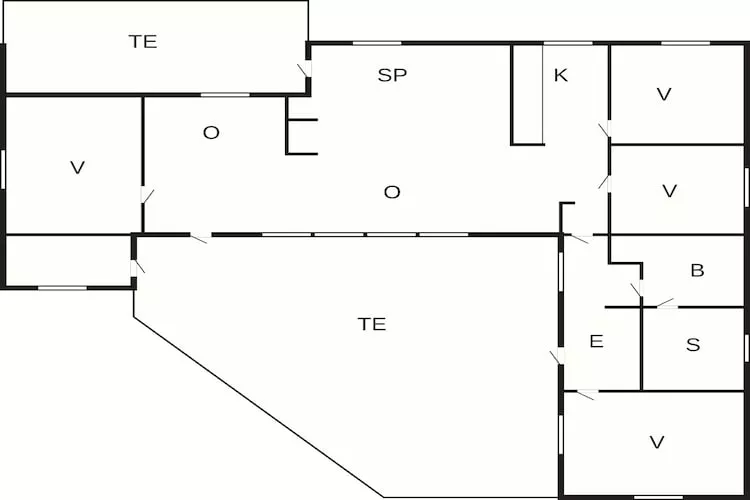 4 sterren vakantie huis in BY KYRKBY - Plattegrond