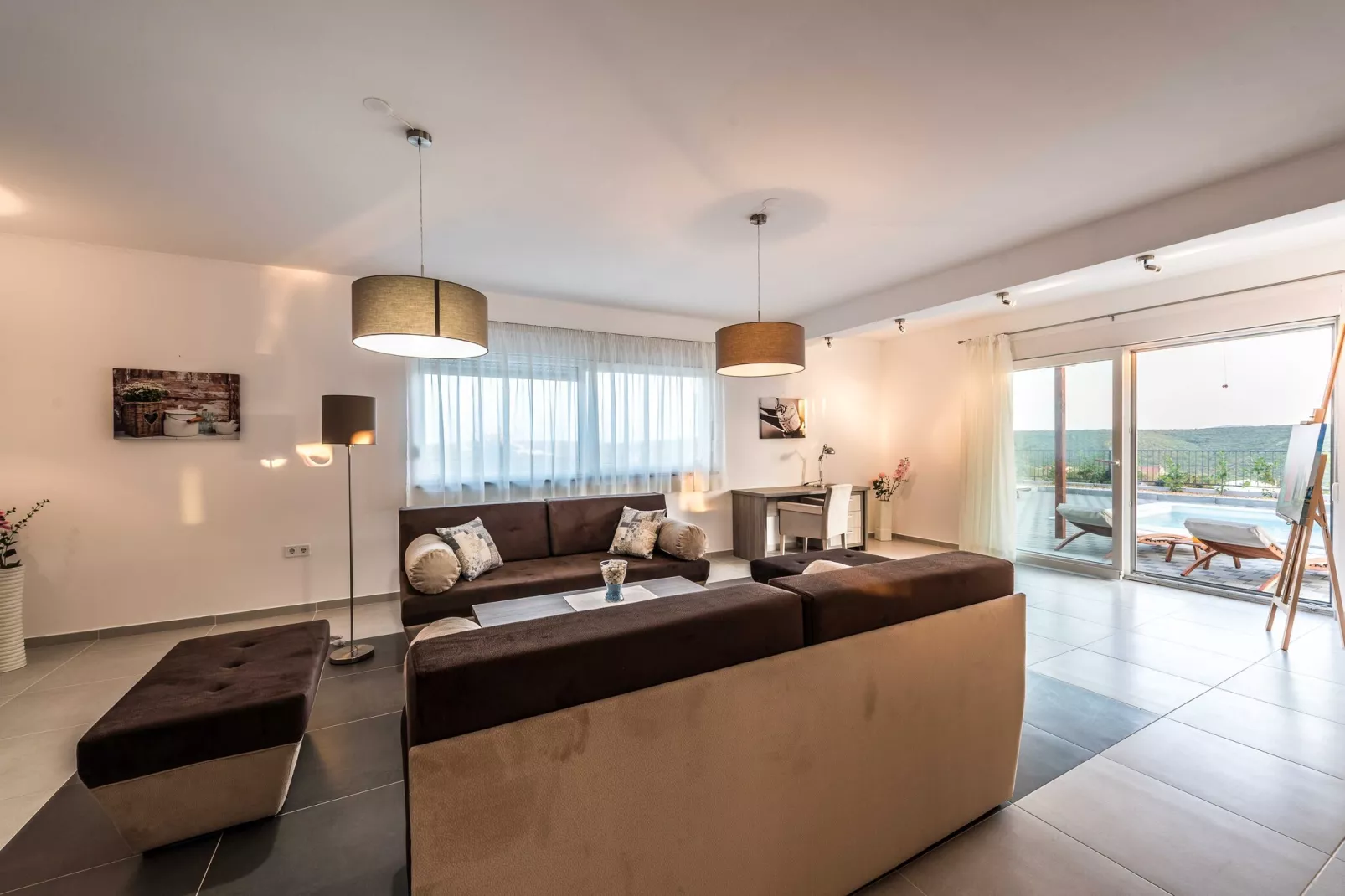 Luxury Escape with Swimming Pool & Modern Design - Deluxe Four Bedroom Villa with Sea View and Private Pool (Villa 5)-Binnen