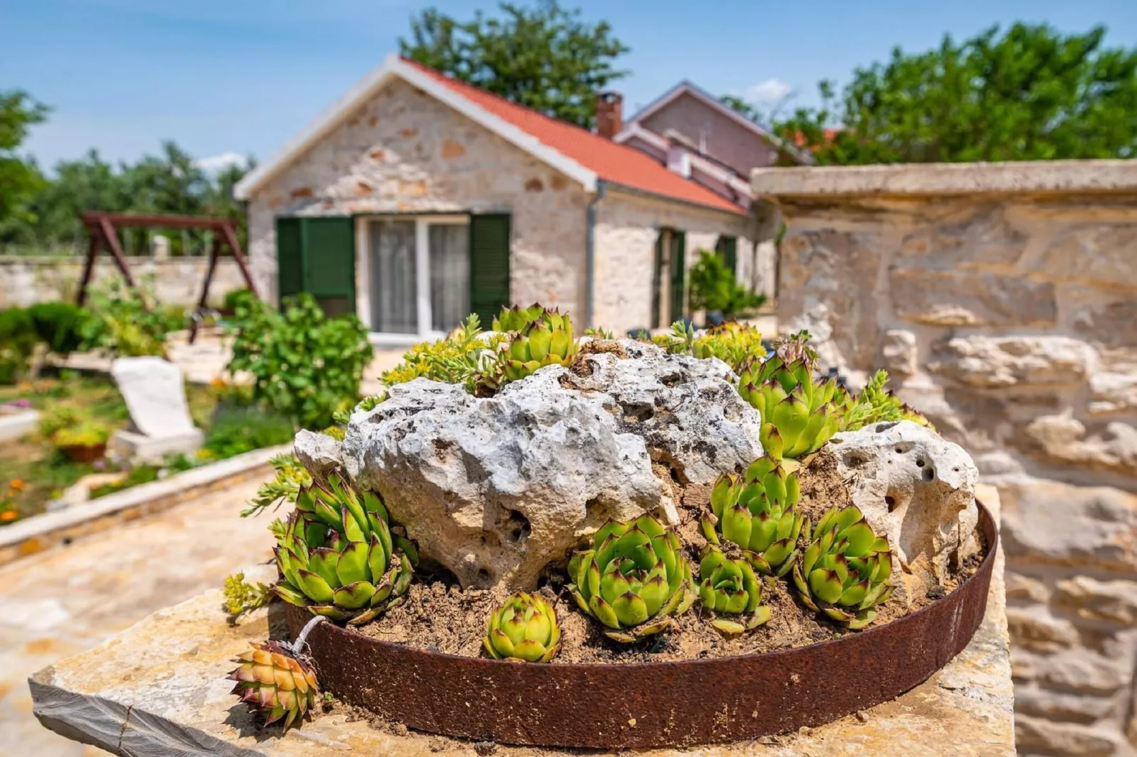 Authentic Villa Zvonko-Tuinen zomer