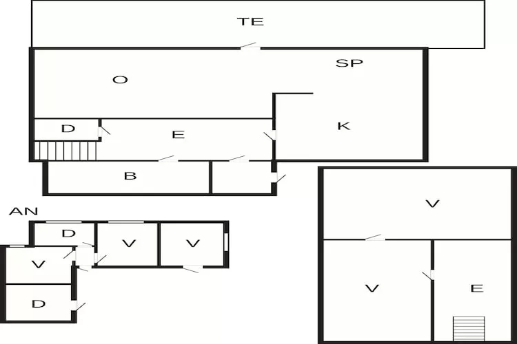 4 sterren vakantie huis in SKJEBERG-Plattegrond