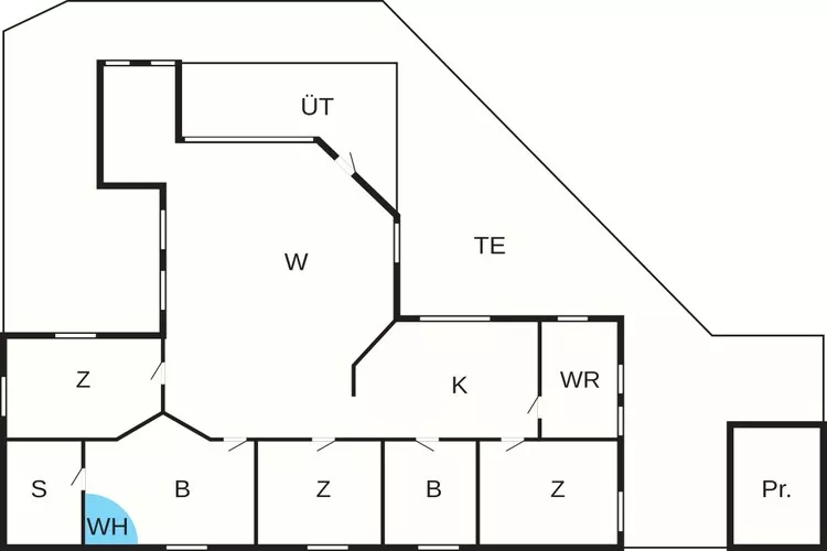 5 sterren vakantie huis in Sydals-Plattegrond