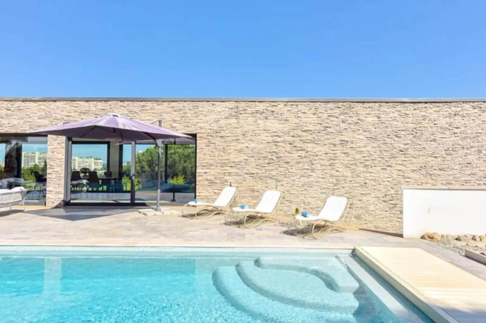 Résidence Villa D&rsquo;architecte Avec Piscine Chauff&eacute;e Pour 10 !-Niet-getagd