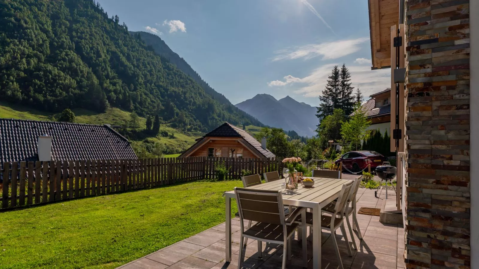 Im grünen Herzen-Uitzicht zomer