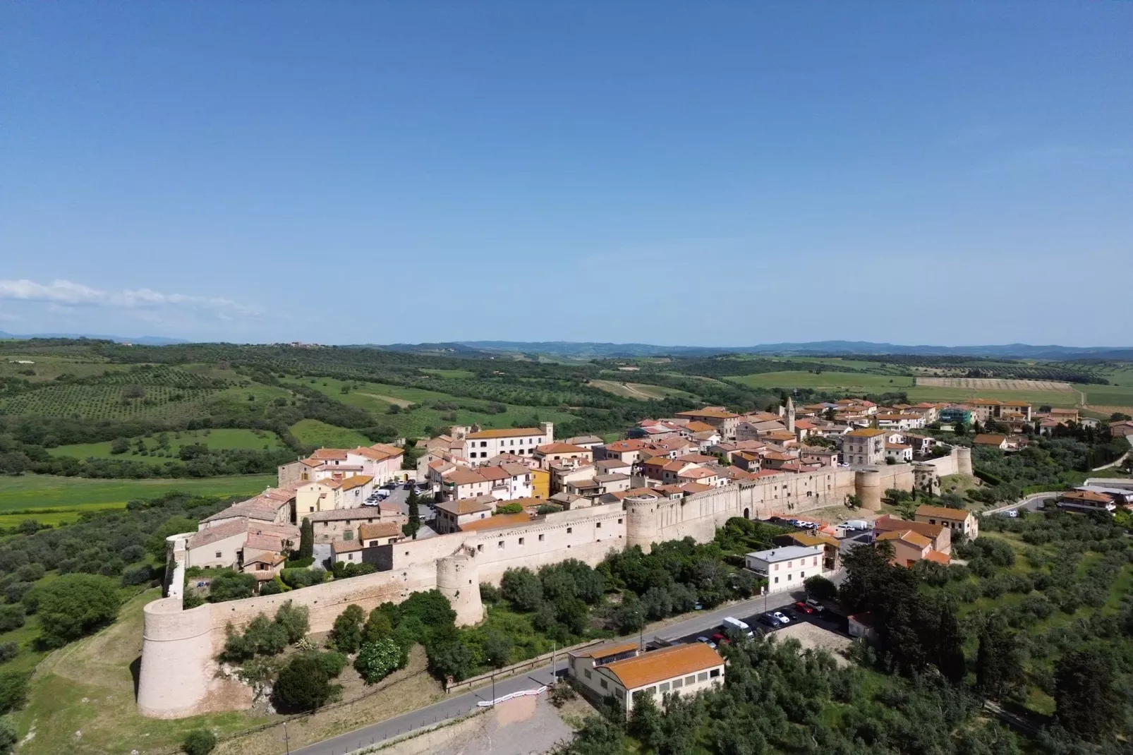 Maniero in Maremma-Gebieden zomer 5km