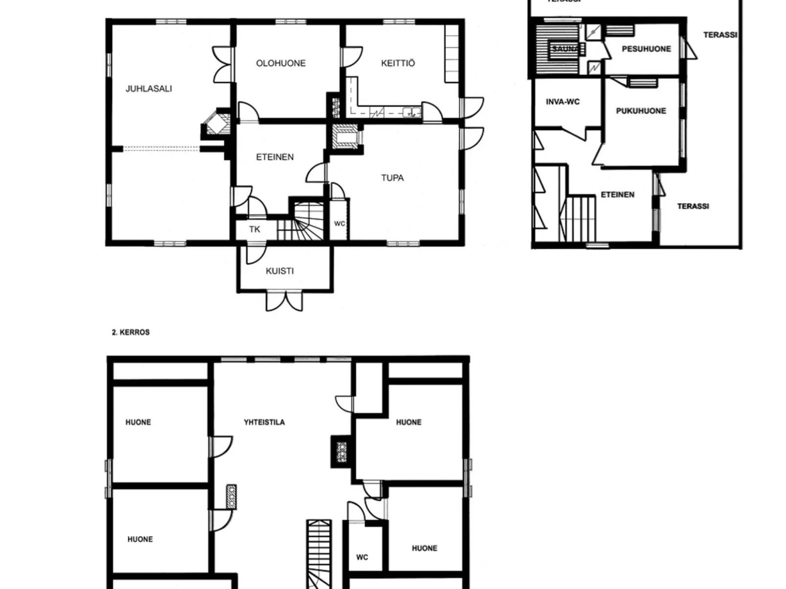 Päätalo, mökkilomat ja perhejuhlat-Binnen