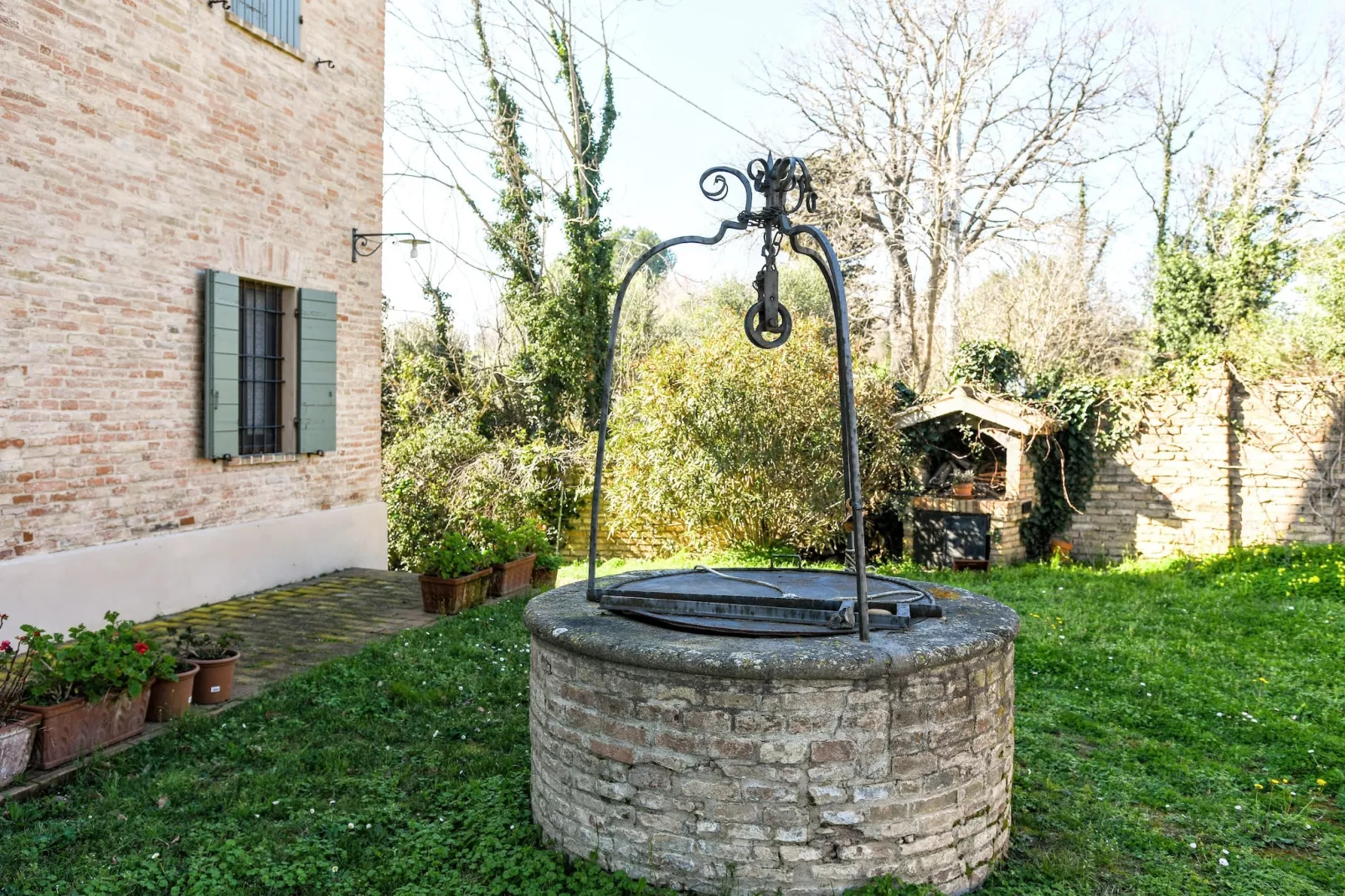 Romantico Tramonto-Tuin winter