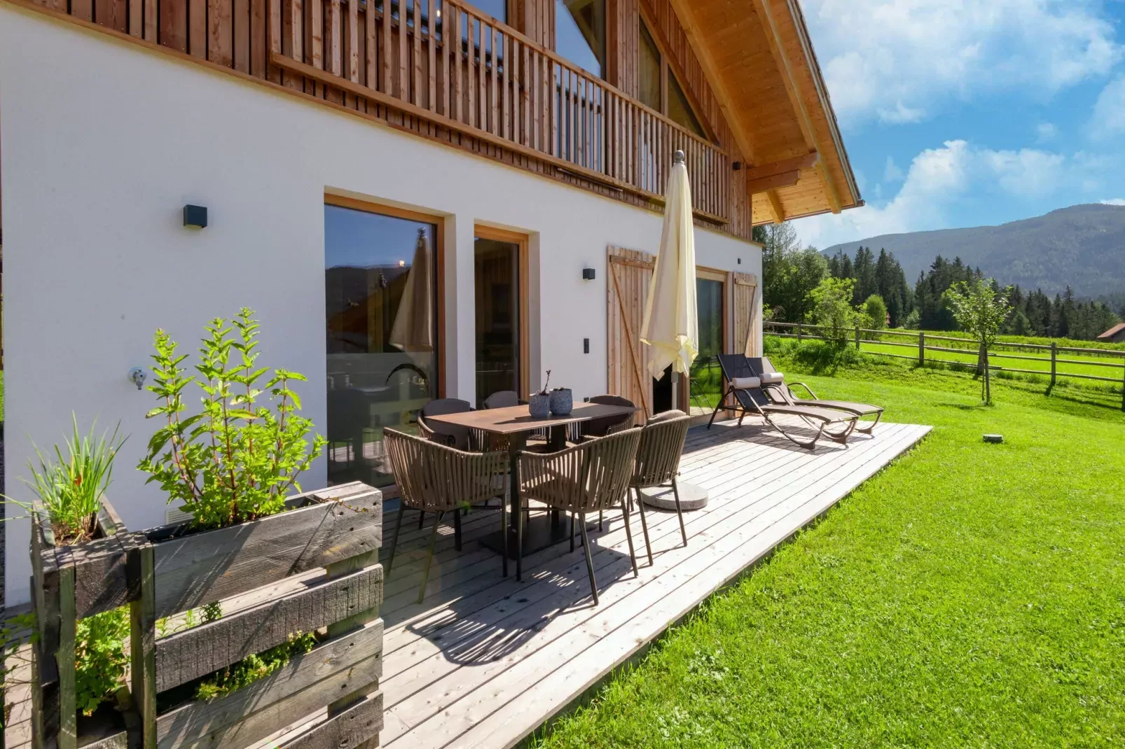 Wellness "Christl am Berg" - Terrasbalkon