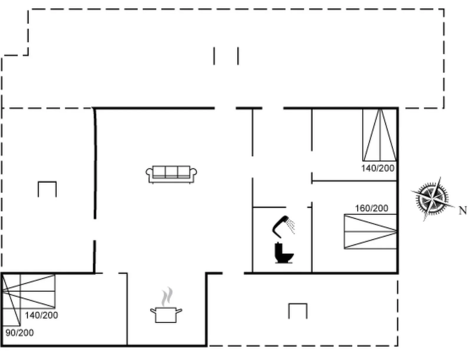 "Ara" - 1.4km from the sea-Binnen
