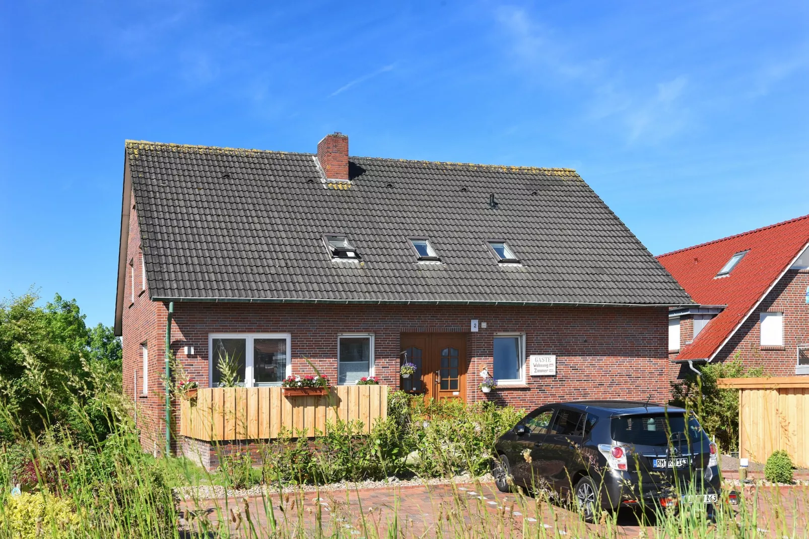 Haus zur Möwe 2 - Buitenkant zomer