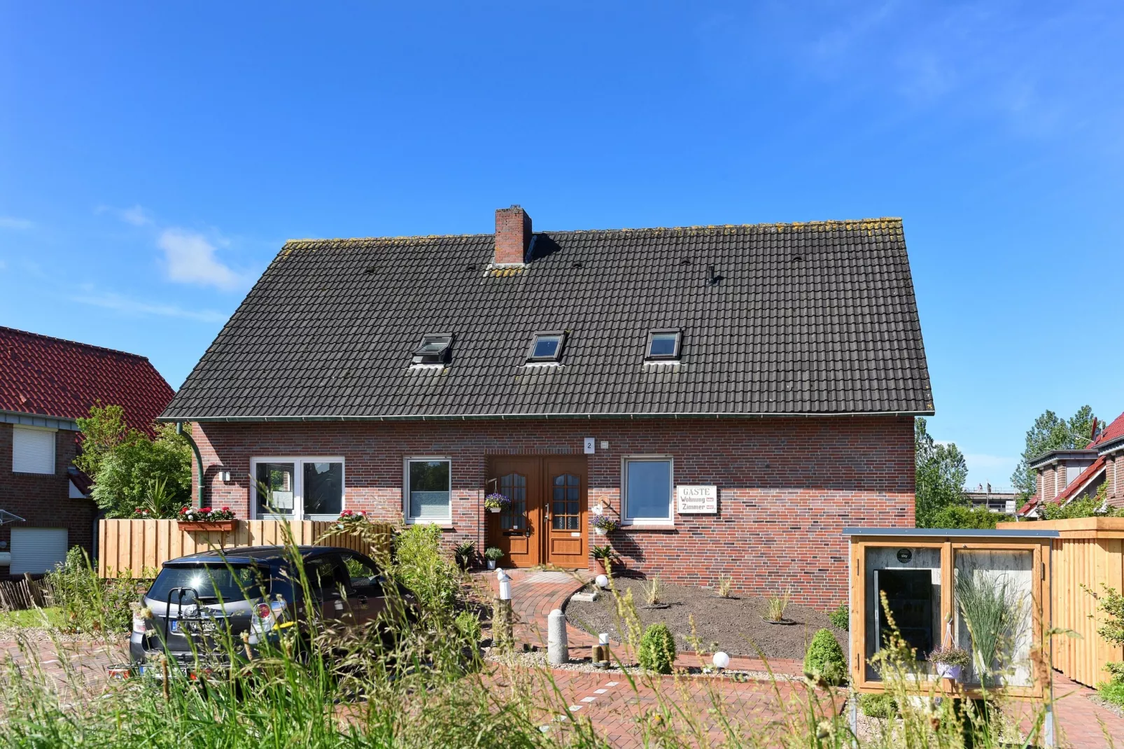 Haus zur Möwe 2 - Buitenkant zomer