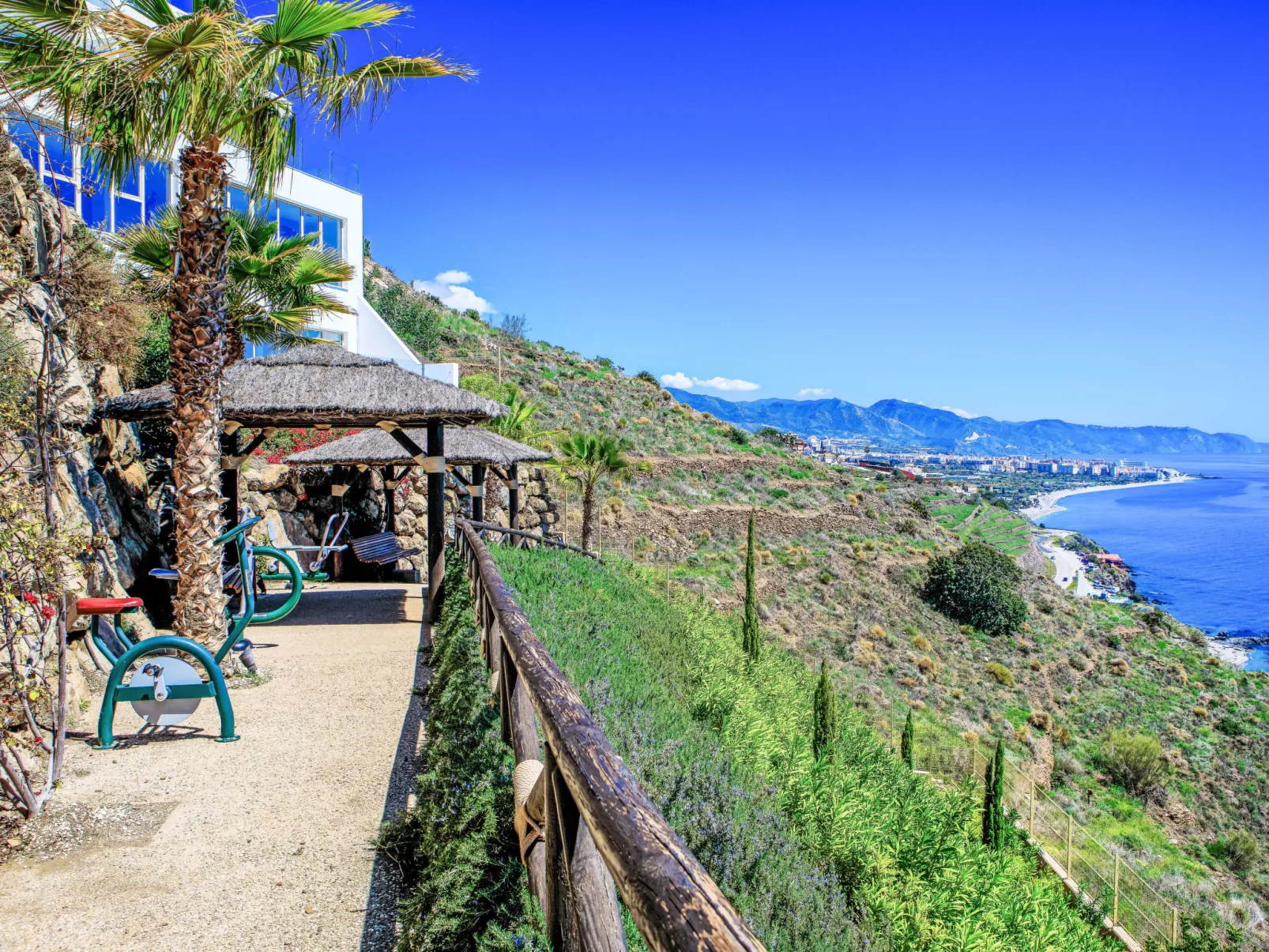 Ocean view sauna & Spa-Binnen