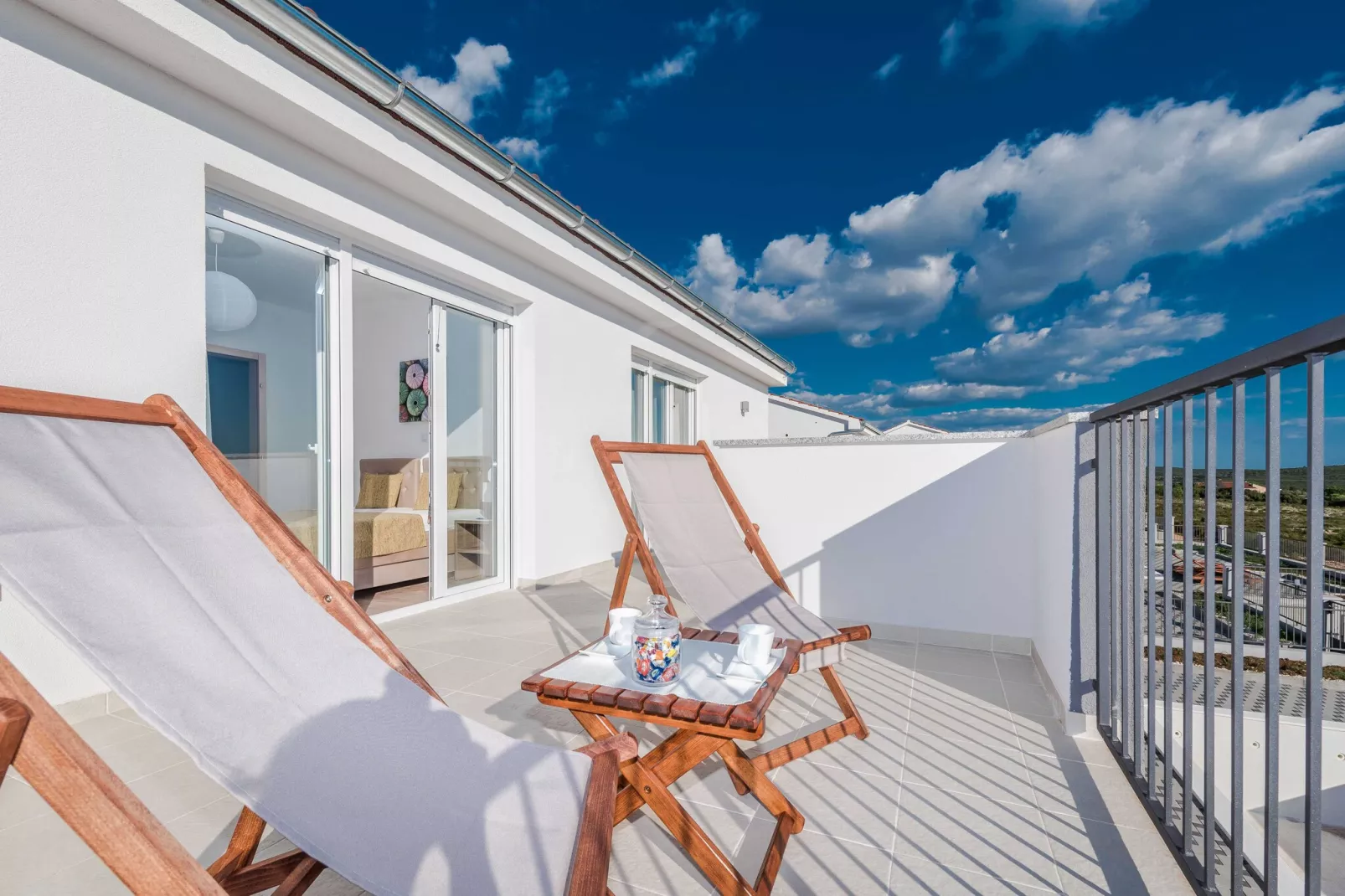 Luxury Escape with Swimming Pool & Modern Design - Four Bedroom Villa with Sea View and Private Pool ( Villa 8)-Terras