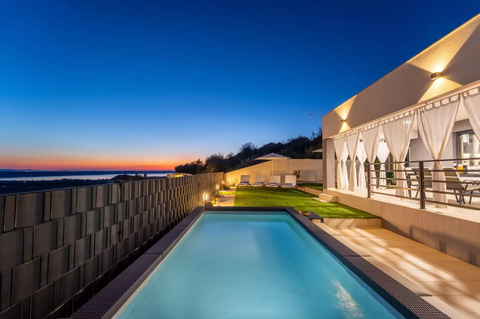 Sea view Villa Rica-Zwembad