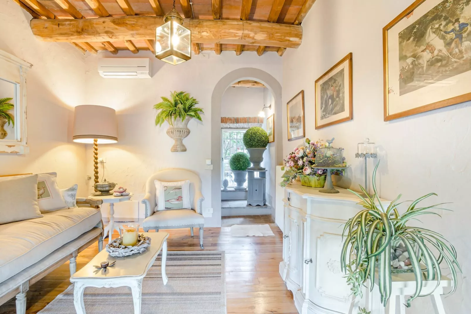 Villa Il Palagio-Woonkamer