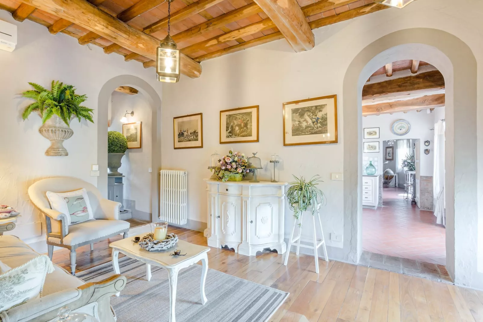 Villa Il Palagio-Woonkamer