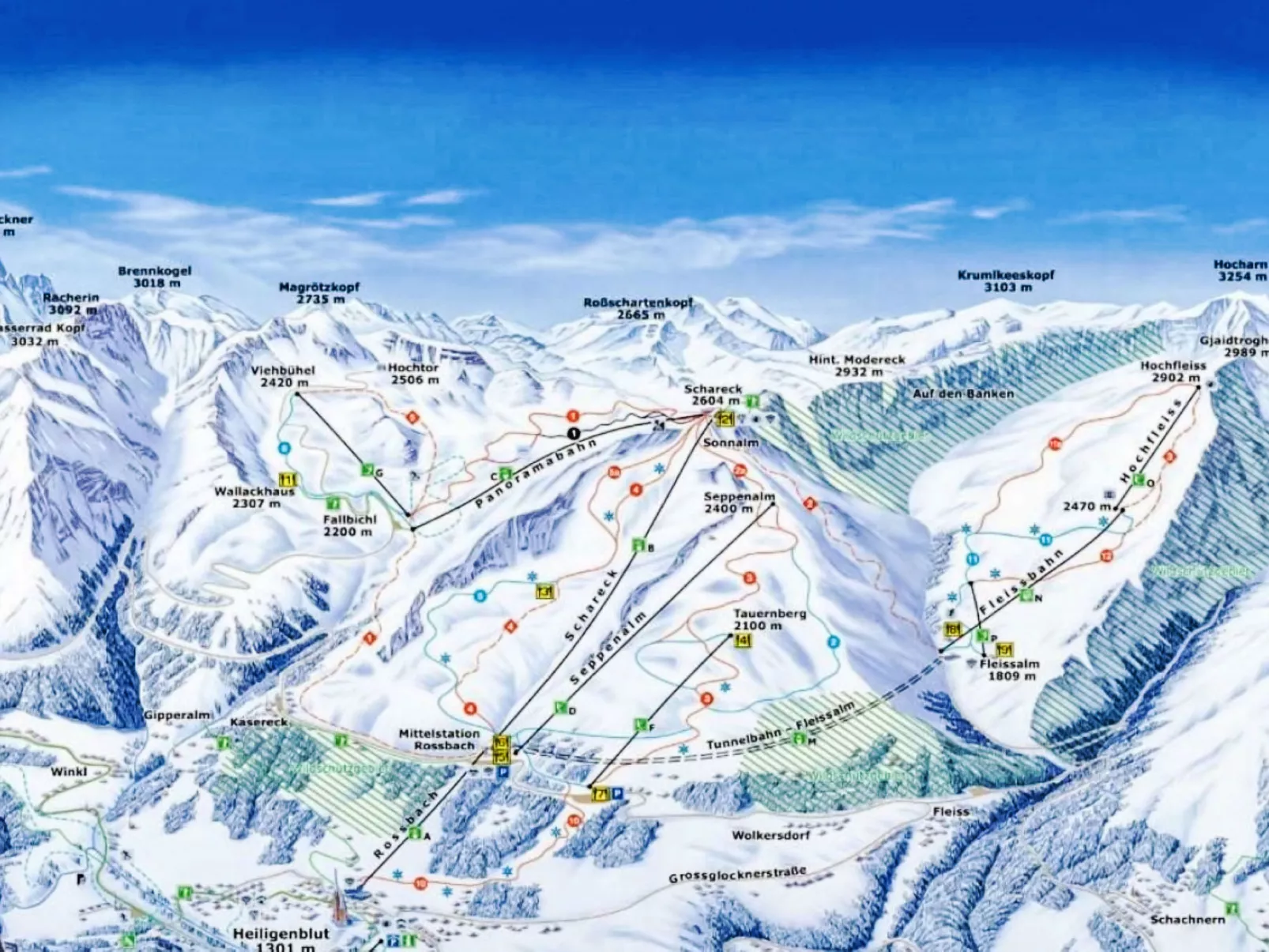 Adlerhorst/Chalet Großglockner-Buiten