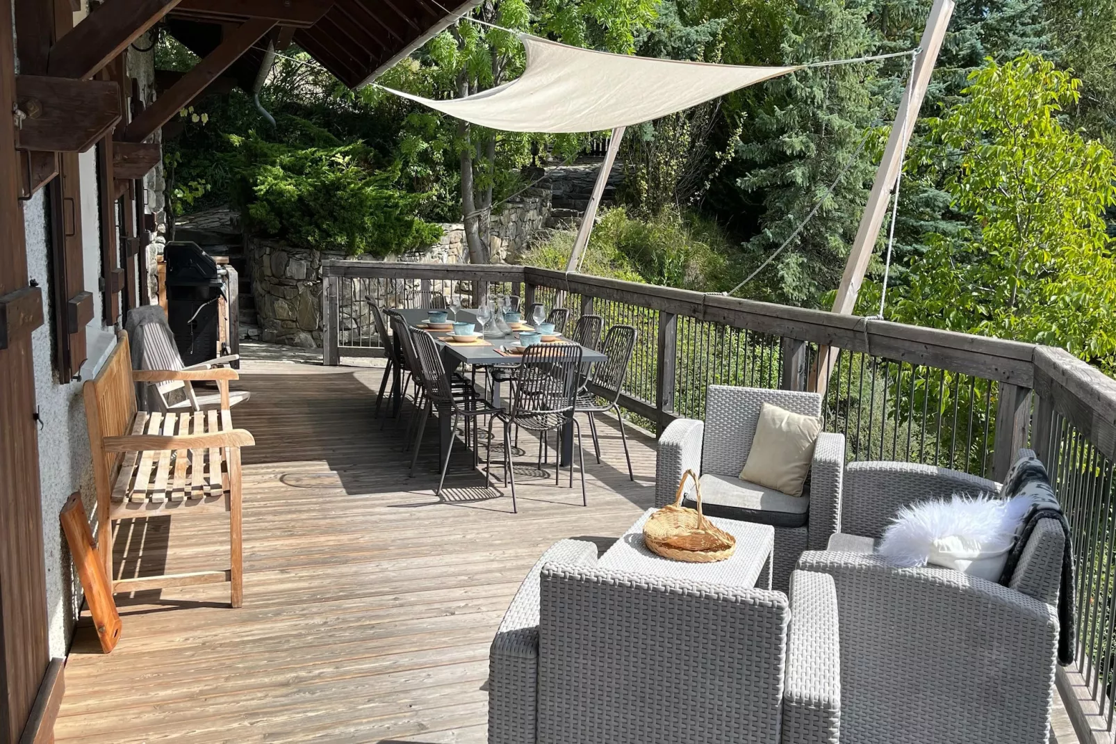 Villa Les Chemins Croisés-Terrasbalkon