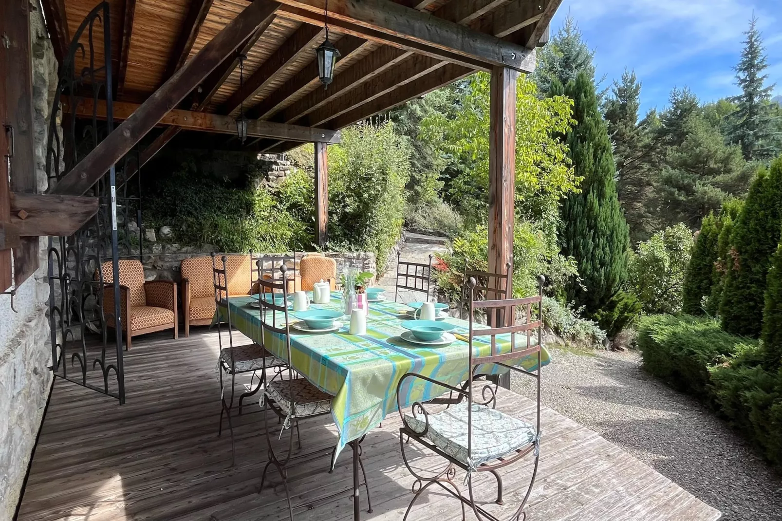 Villa Les Chemins Croisés-Terrasbalkon