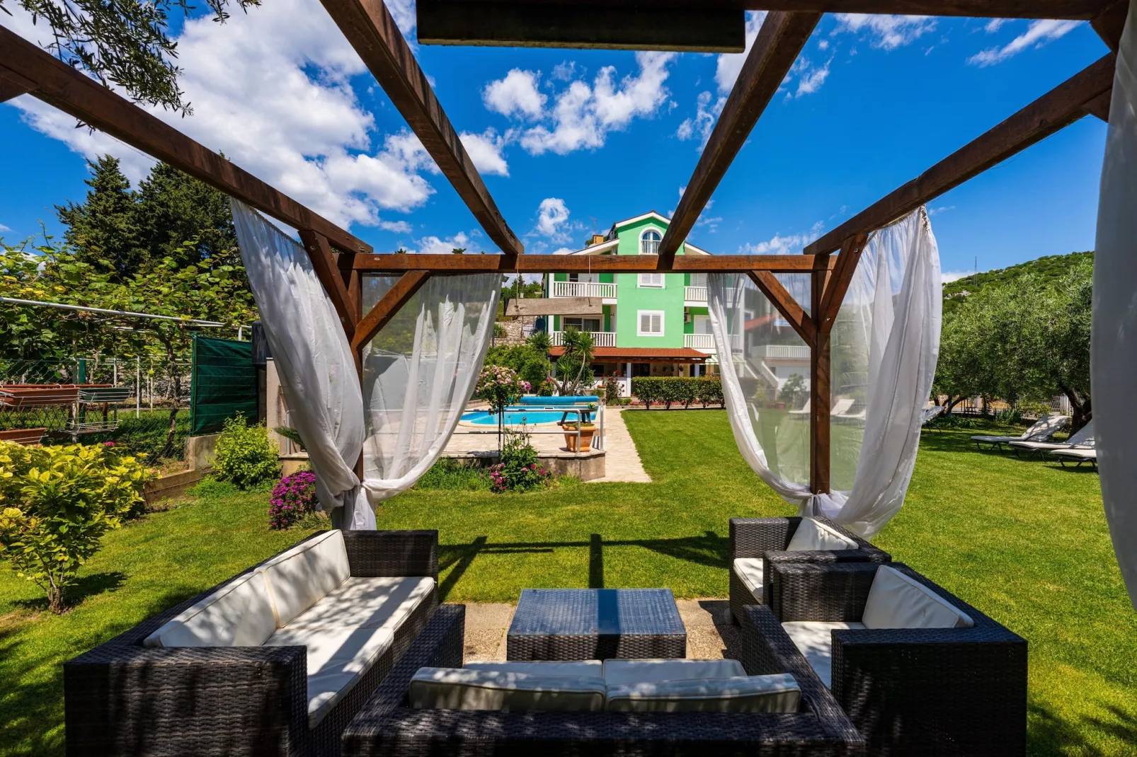 Villa Green Paradise-Terrasbalkon