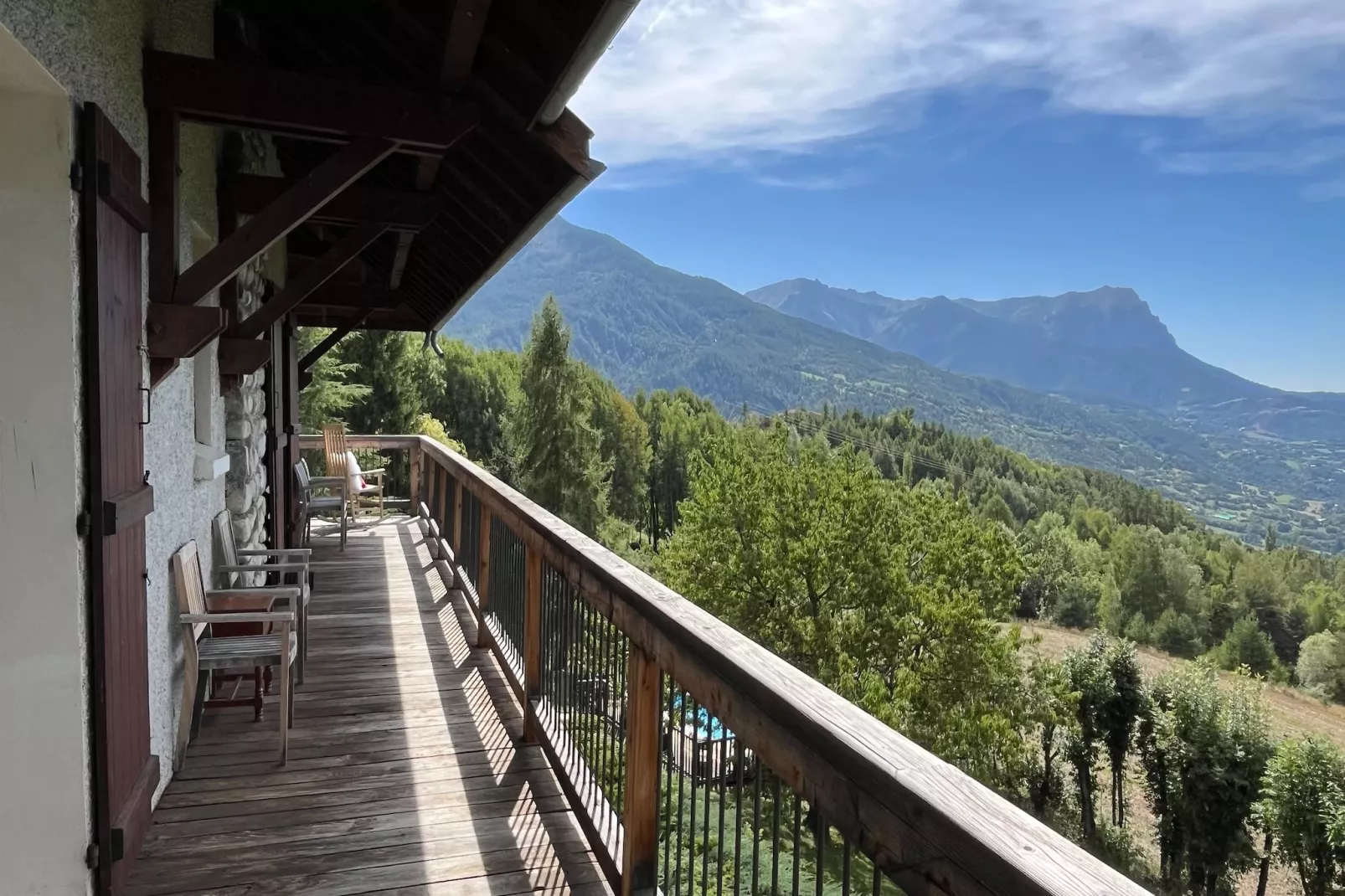 Villa Les Chemins Croisés-Terrasbalkon