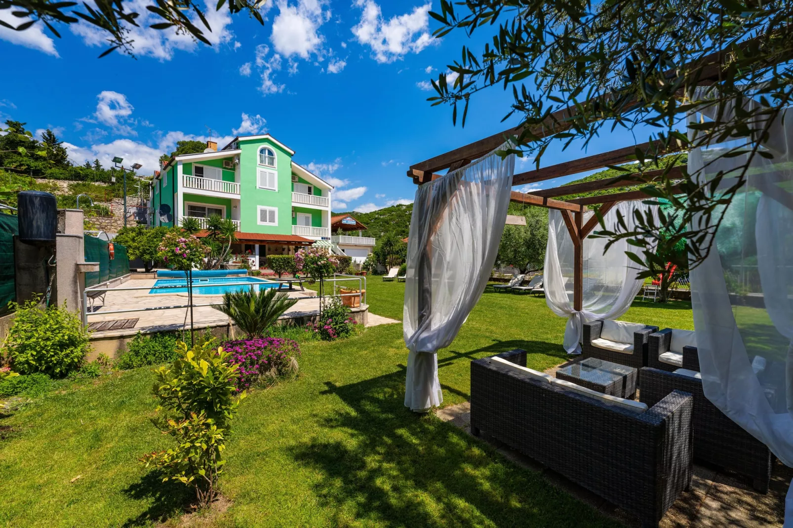 Villa Green Paradise-Terrasbalkon