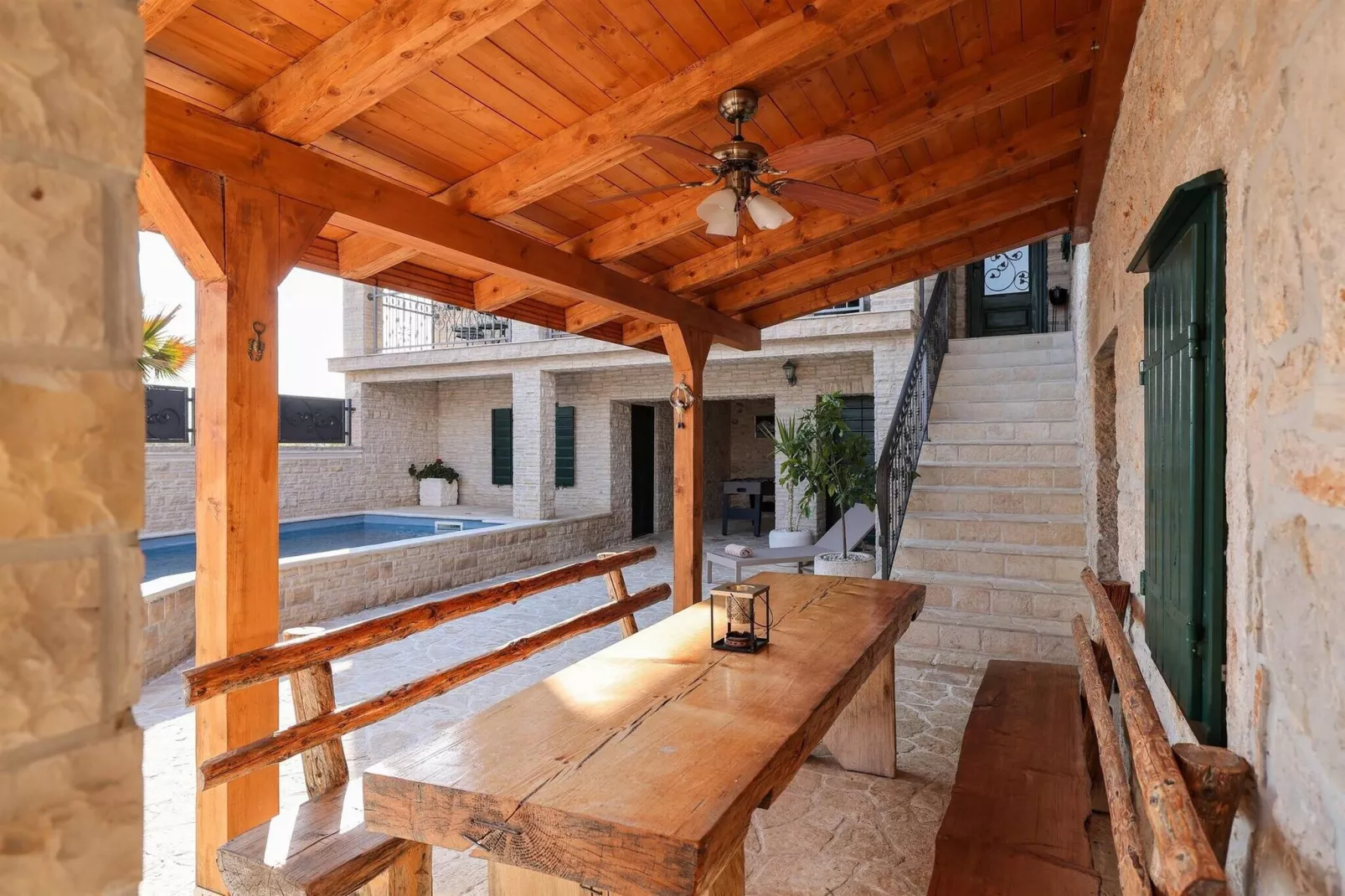 Authentic Villa Vita-Terrasbalkon