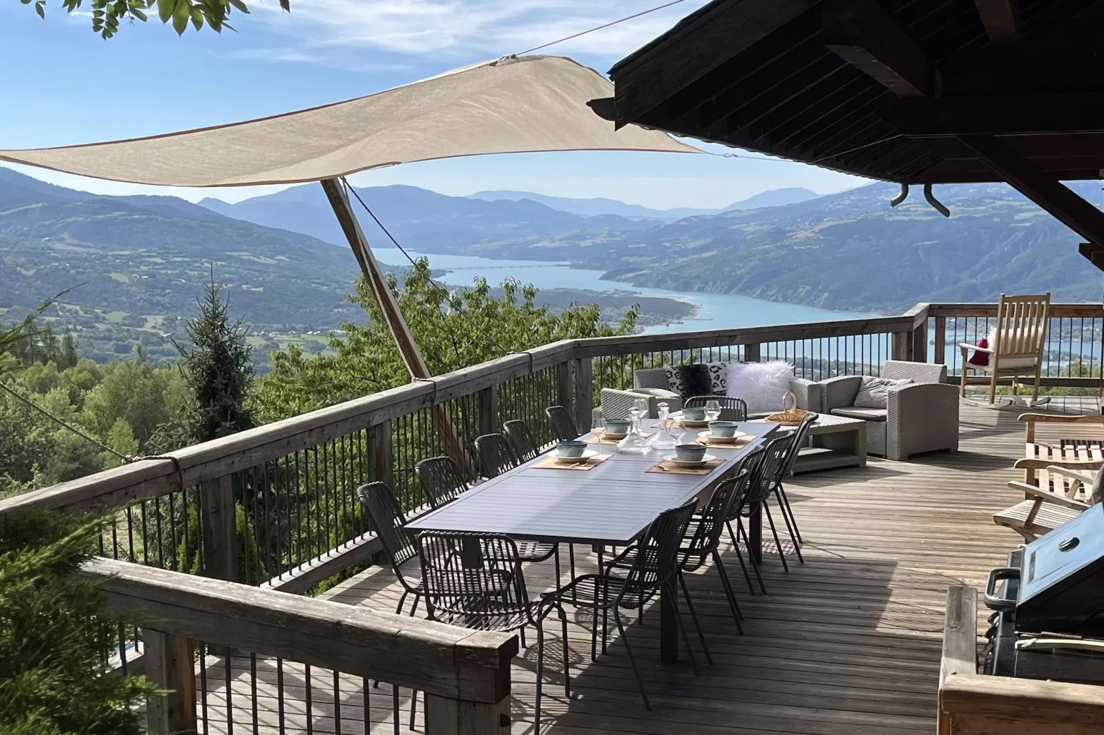 Villa Les Chemins Croisés-Terrasbalkon