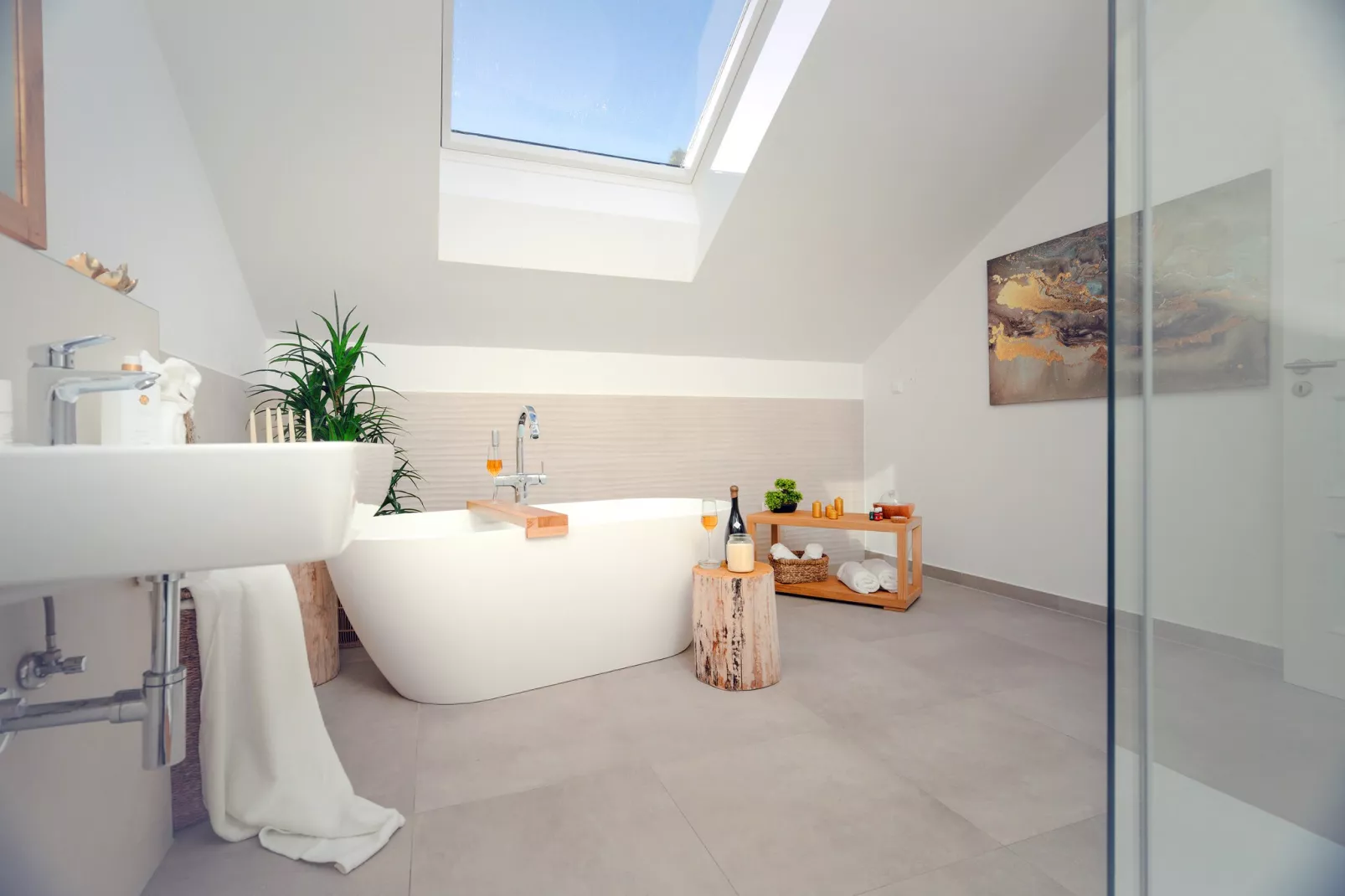 Sea view Villa Amaria-Badkamer