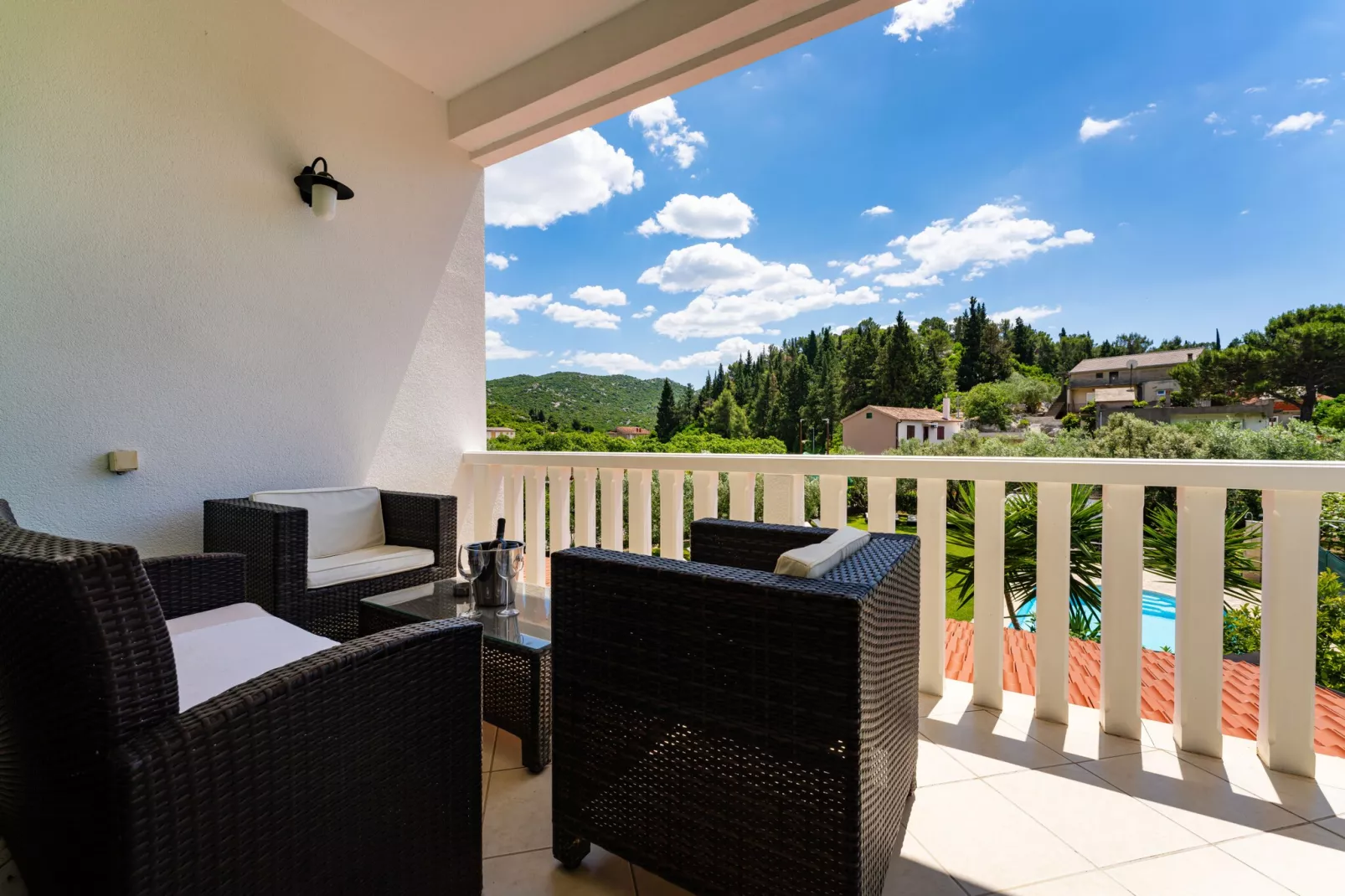 Villa Green Paradise-Terrasbalkon