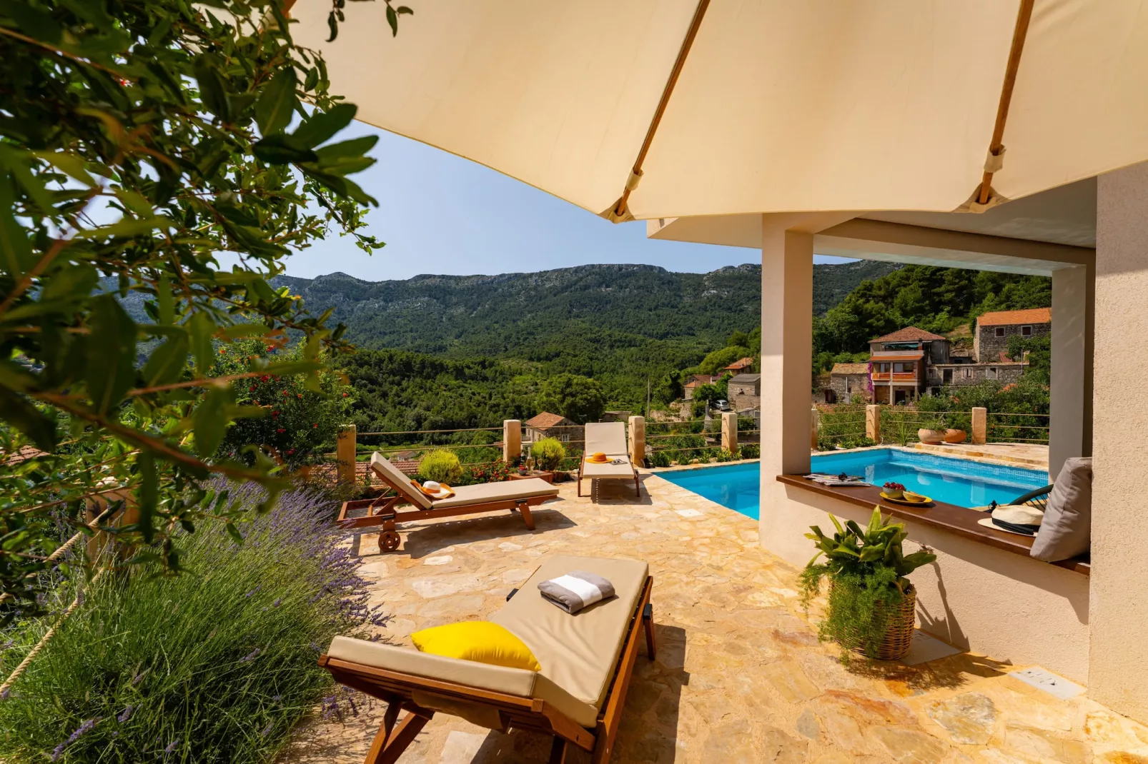 Sea view Villa Amaria-Terrasbalkon