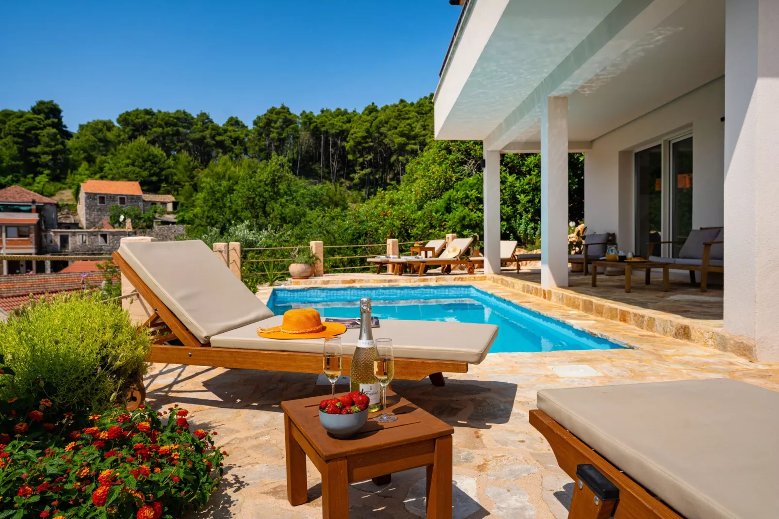 Sea view Villa Amaria-Terrasbalkon