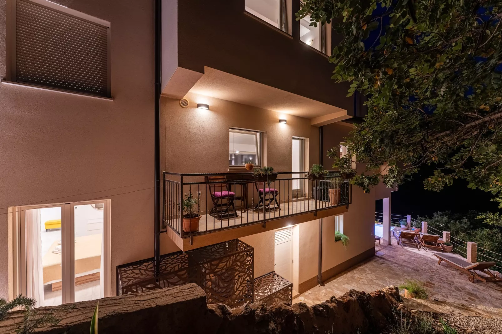 Sea view Villa Amaria-Terrasbalkon