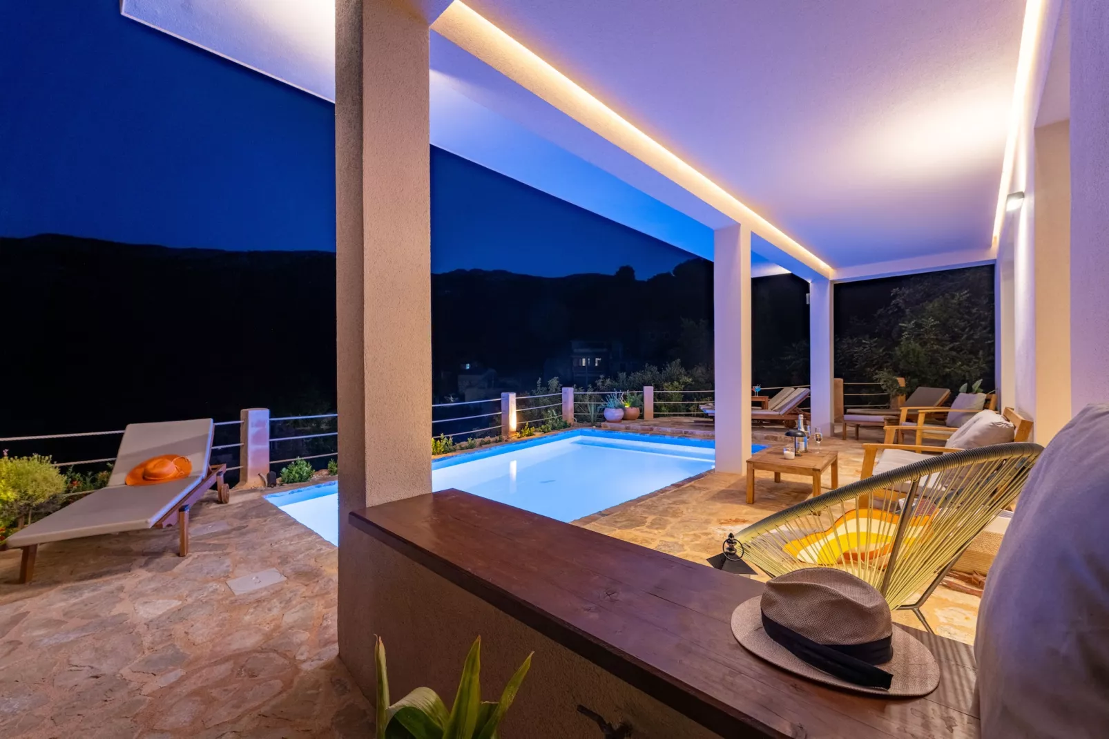 Sea view Villa Amaria-Terrasbalkon