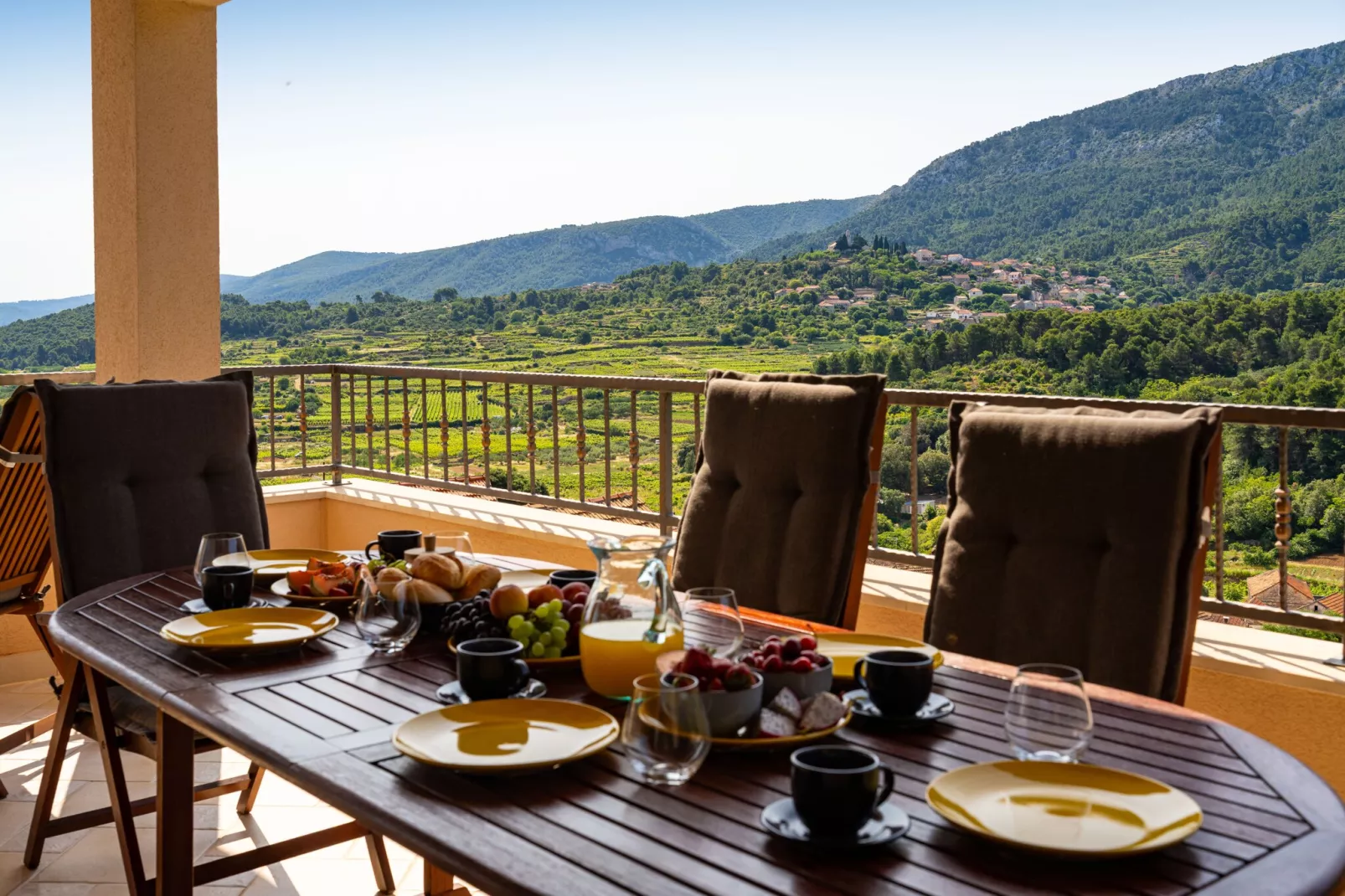 Sea view Villa Amaria-Terrasbalkon