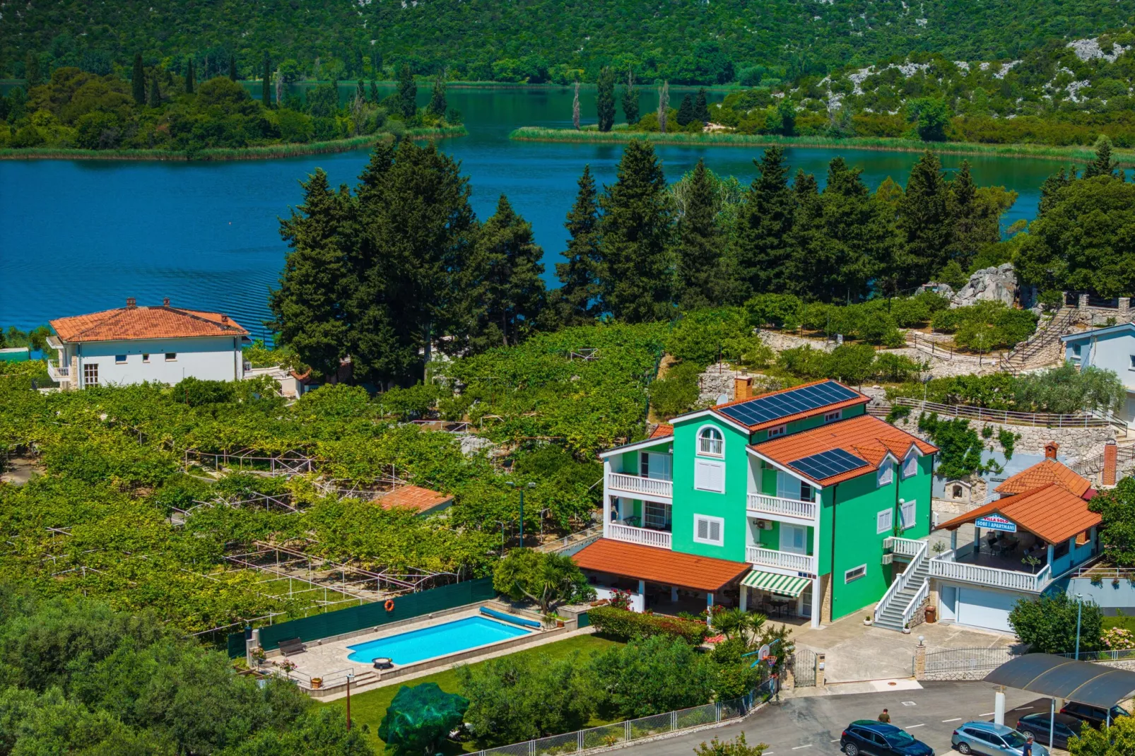 Villa Green Paradise-Gebieden zomer 1km