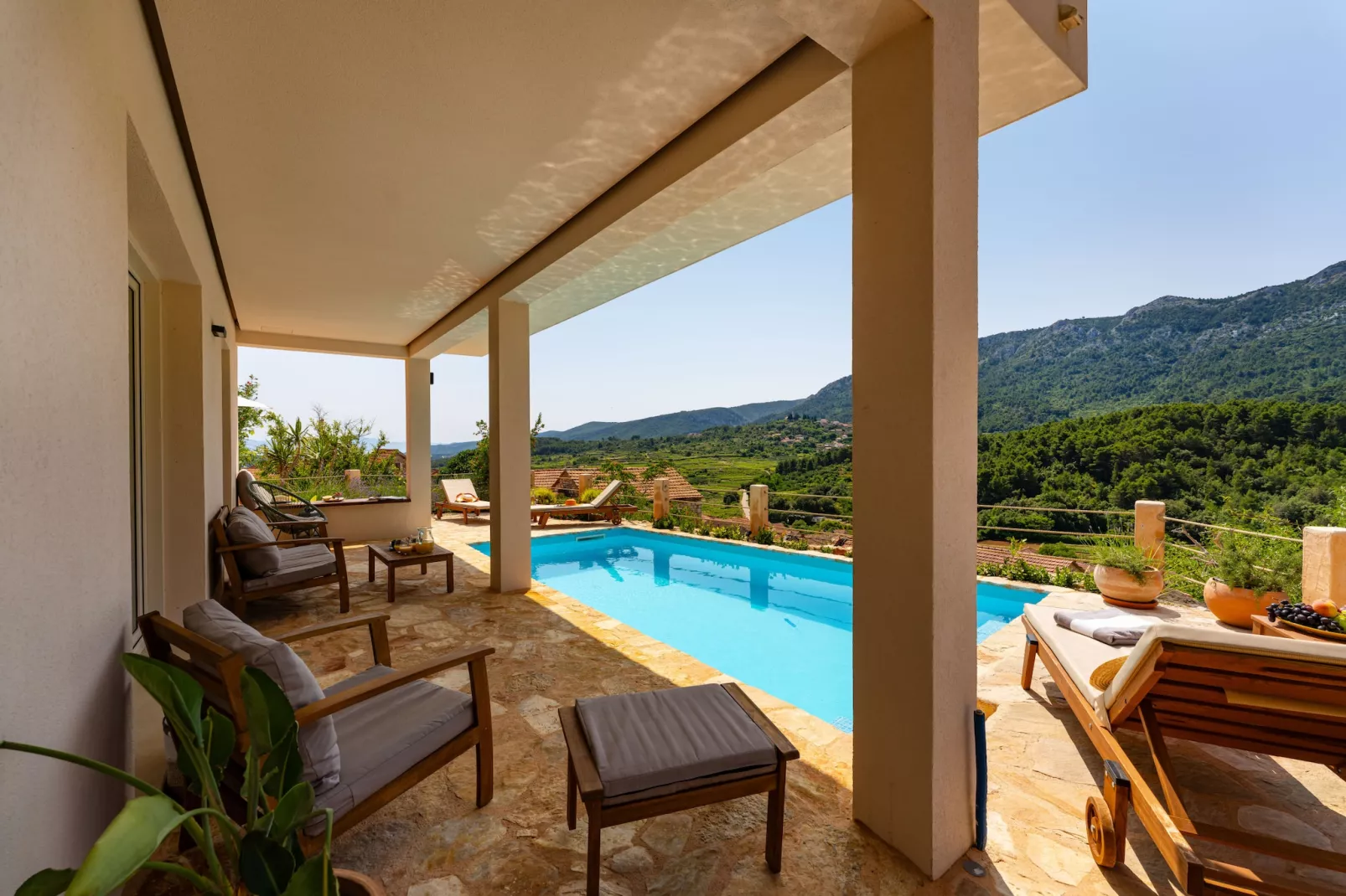 Sea view Villa Amaria-Terrasbalkon