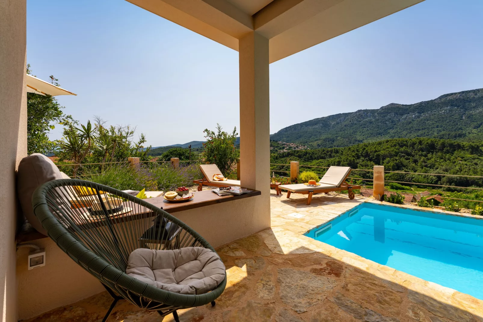 Sea view Villa Amaria-Terrasbalkon