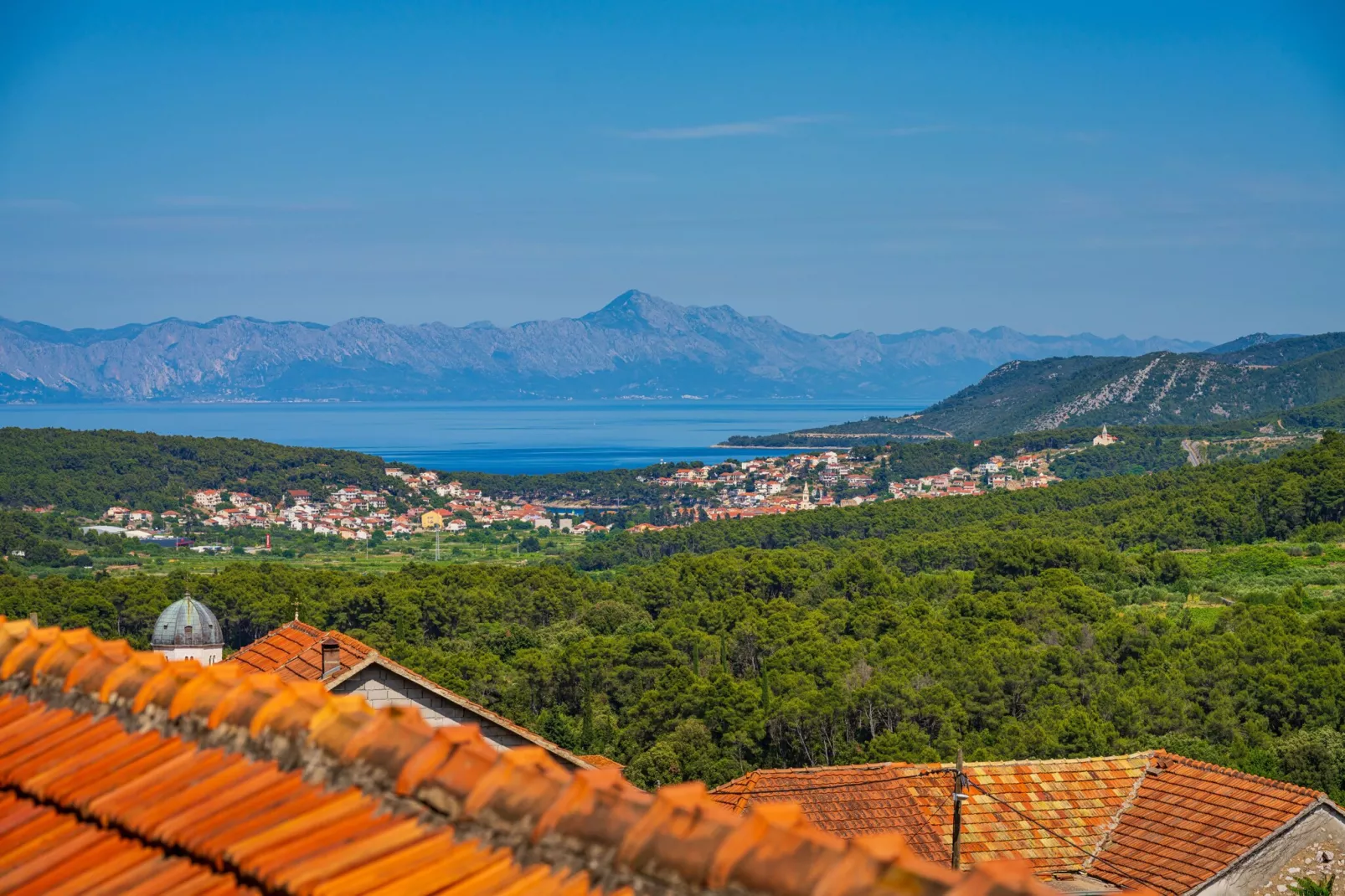 Sea view Villa Amaria-Uitzicht zomer