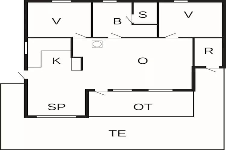 6 persoons vakantie huis in Ringkøbing-Plattegrond