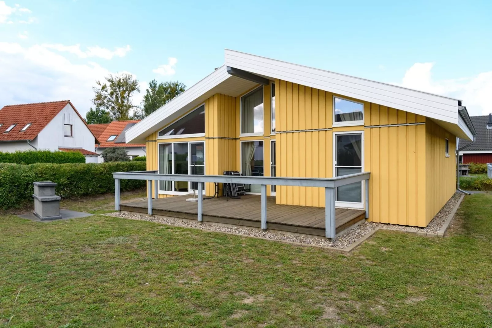 Ferienhaus Seeschwalbe-75-Buitenkant zomer