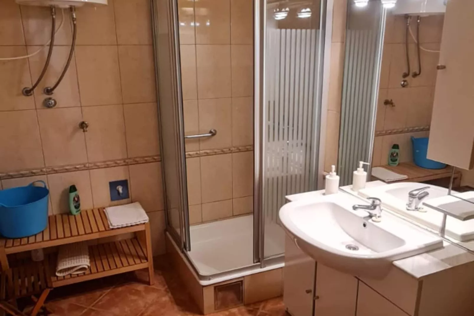 Apartments Stiniva Hvar - One Bedroom Apartment With Terrace (A1)-Badkamer