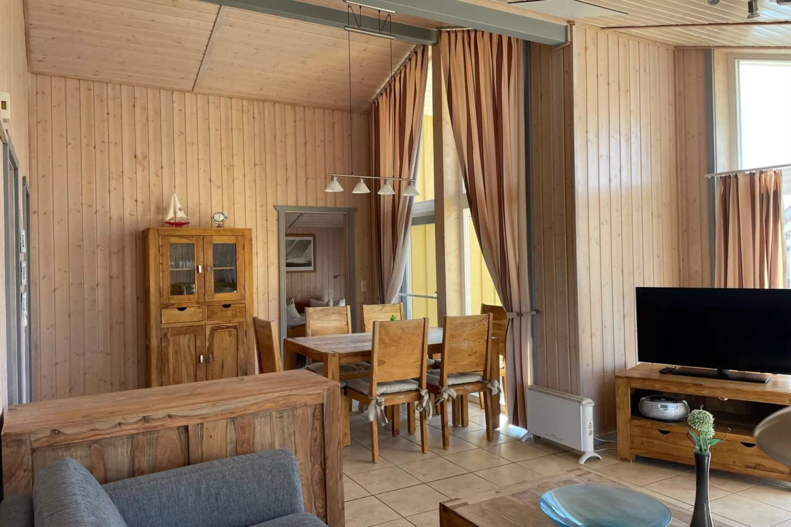 Ferienhaus Seeschwalbe-69a-Woonkamer