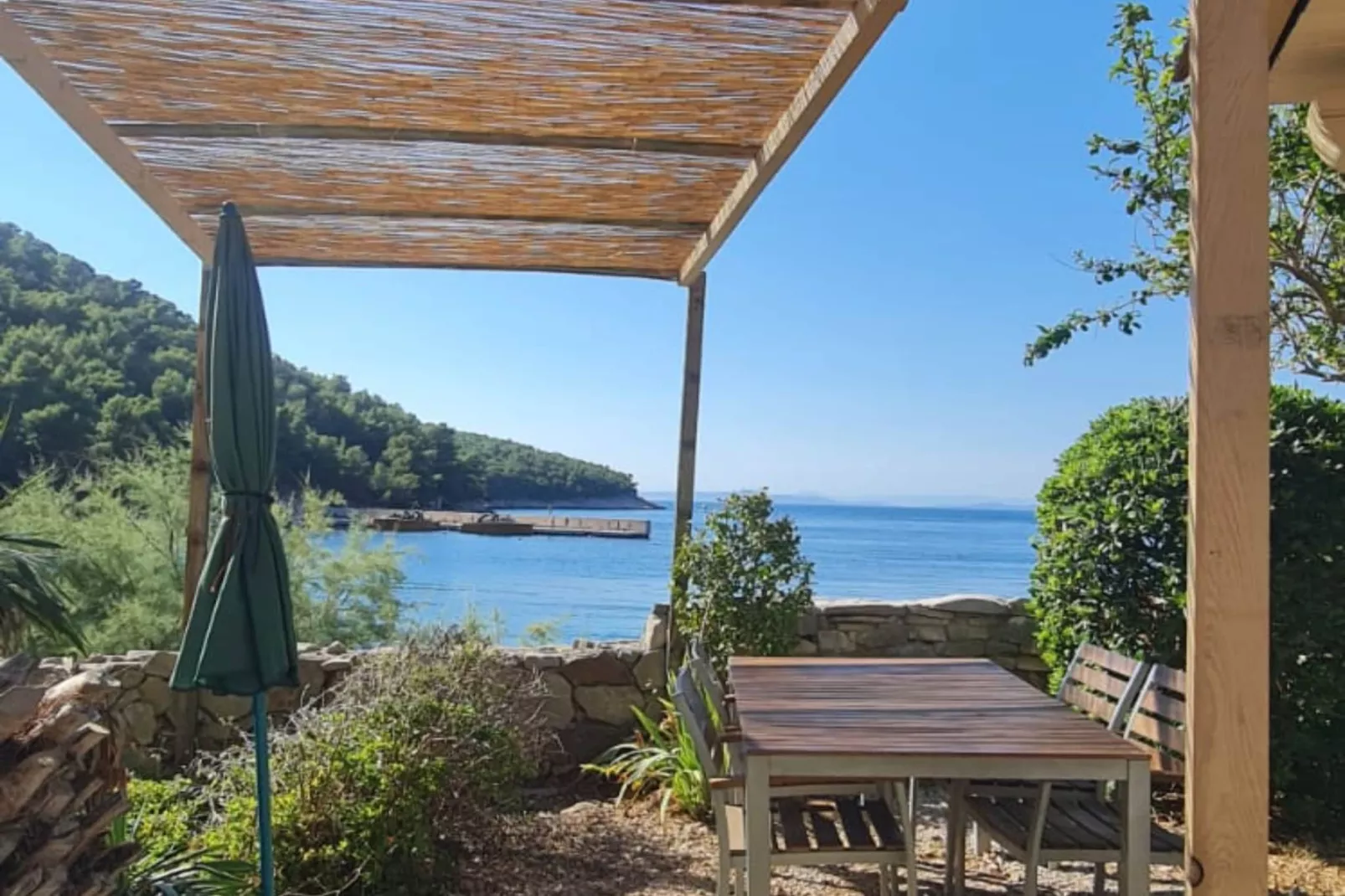 Apartments Stiniva Hvar - One Bedroom Apartment With Terrace (A1)-Terras