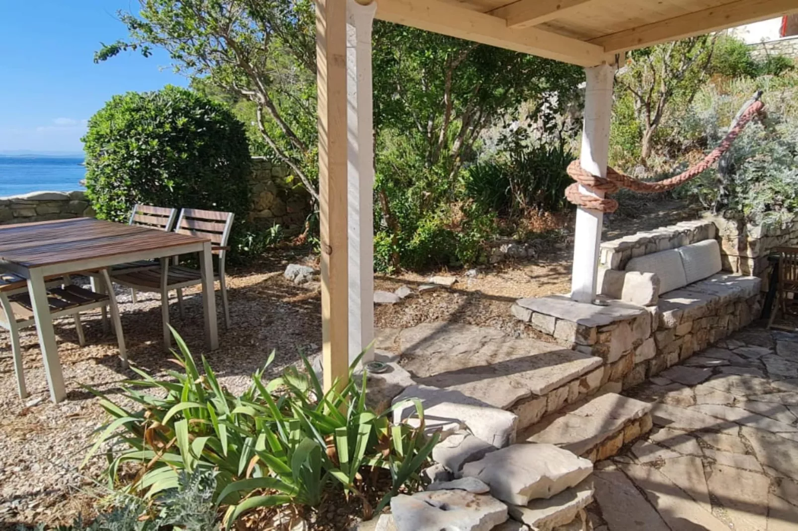 Apartments Stiniva Hvar - One Bedroom Apartment With Terrace (A1)-Terras