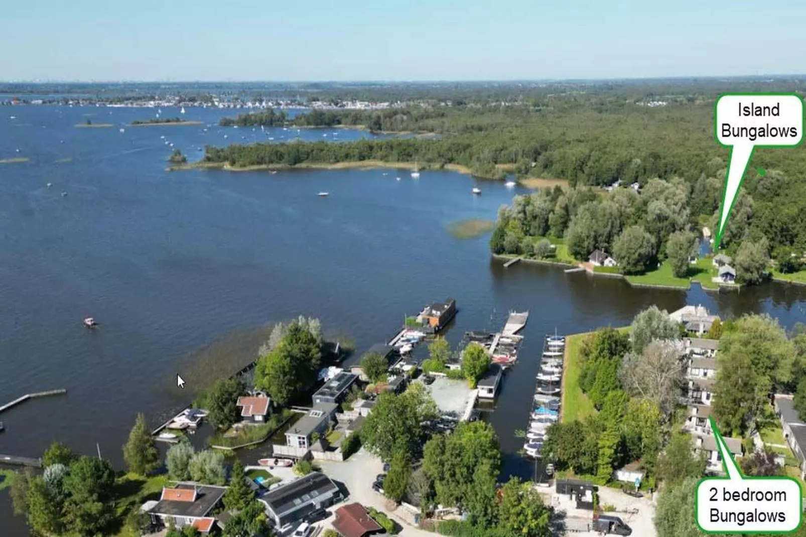 Bungalowpark Rien van den Broeke Village 2-Gebieden zomer 1km