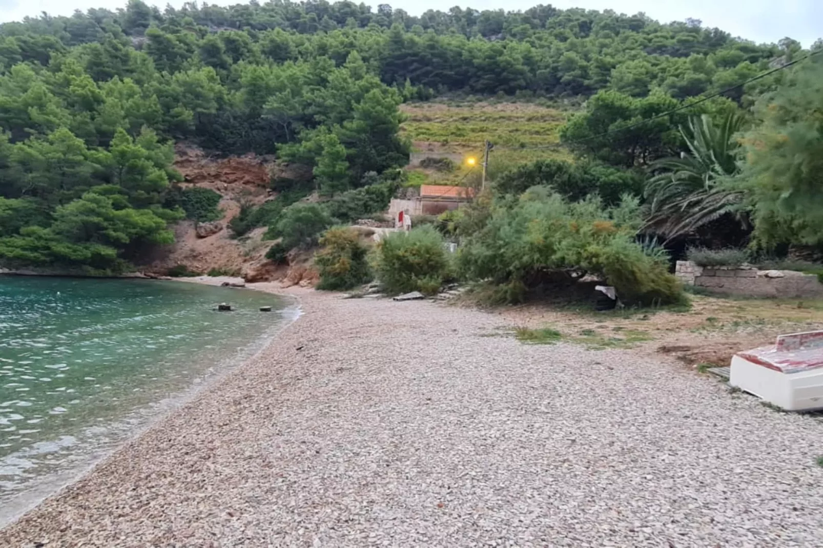 Apartments Stiniva Hvar - Studio Apartment With Terrace (A2)-Buitenlucht