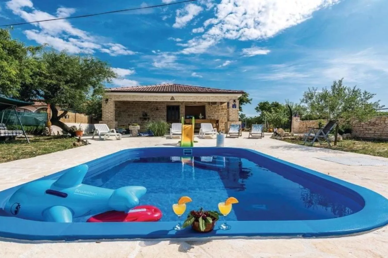 Holiday House Šimun - Three bedroom Holiday house with pool-Zwembad