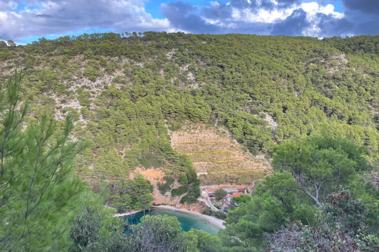 Apartments Stiniva Hvar - One Bedroom Apartment With Terrace (A1)-Buitenlucht