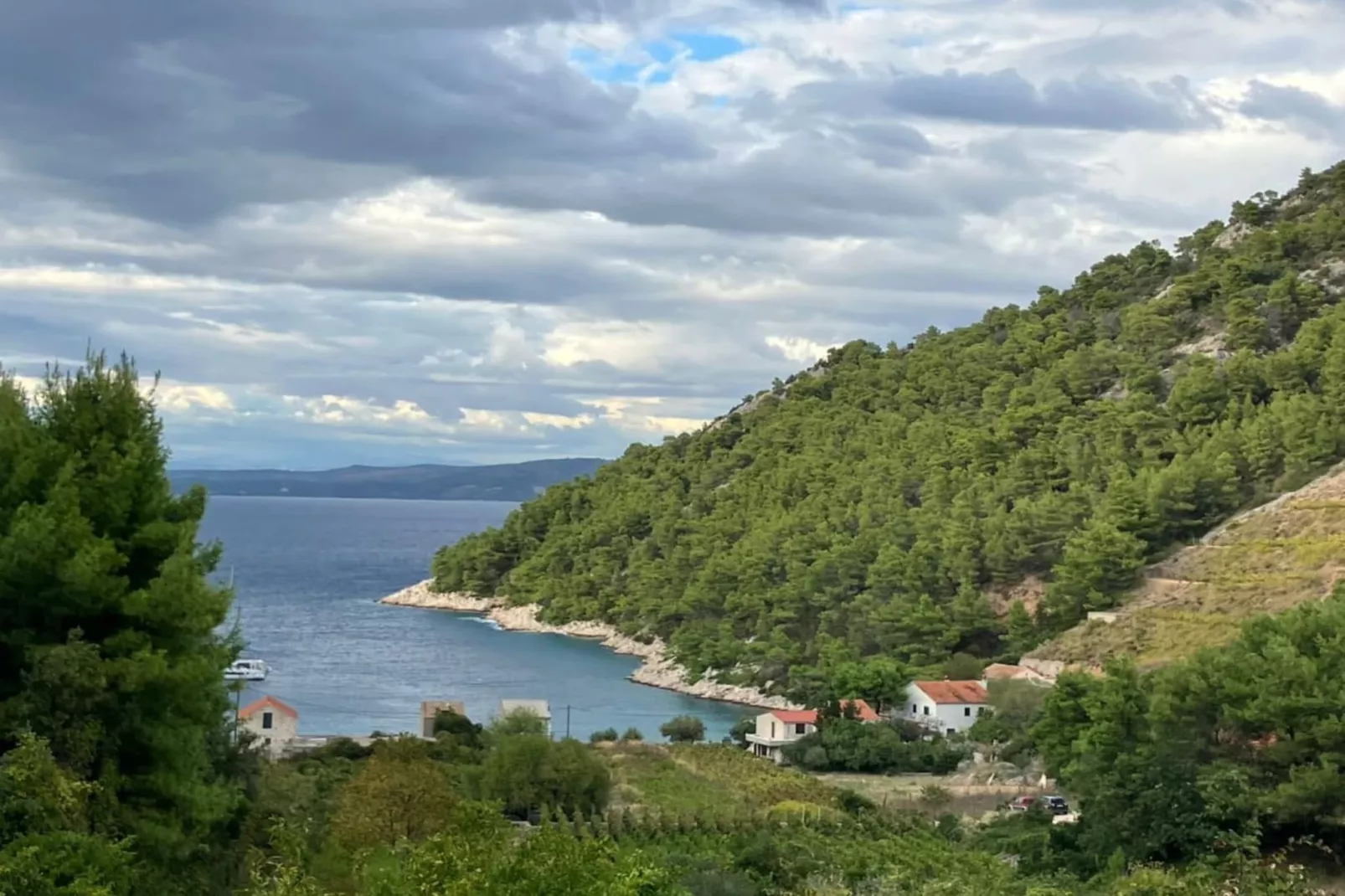 Apartments Stiniva Hvar - Studio Apartment With Terrace (A2)-Buitenlucht
